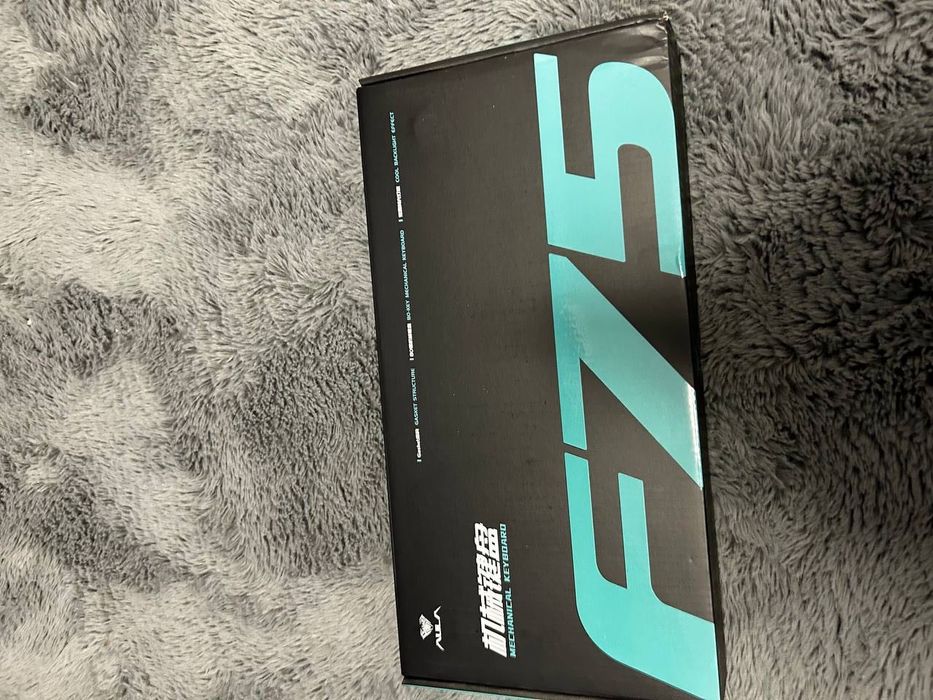 Tastatură wireless AULA F75 Albastru deschis (Engleză)