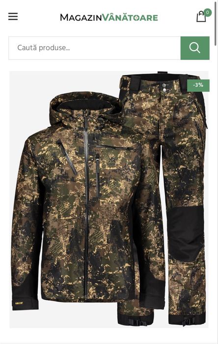 Costum de vanatoare Alaska Superior II marime L