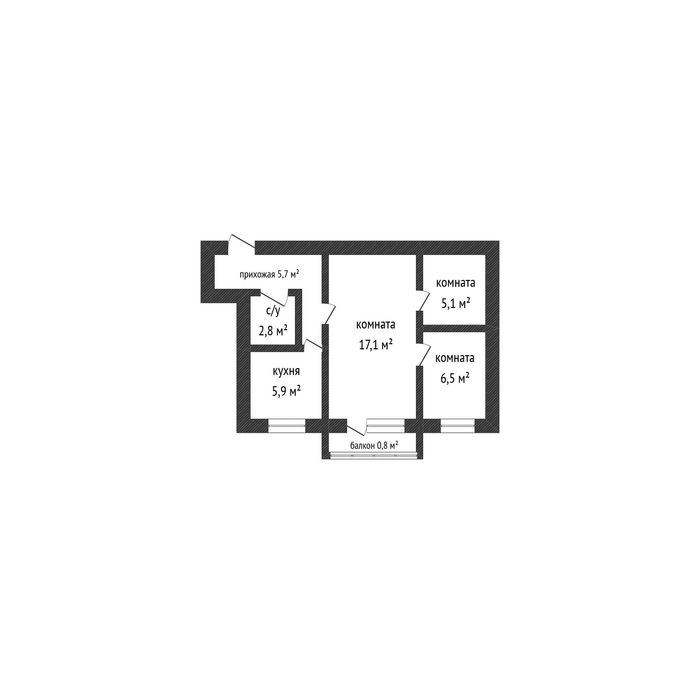 Продам 3 комнатную Малышка