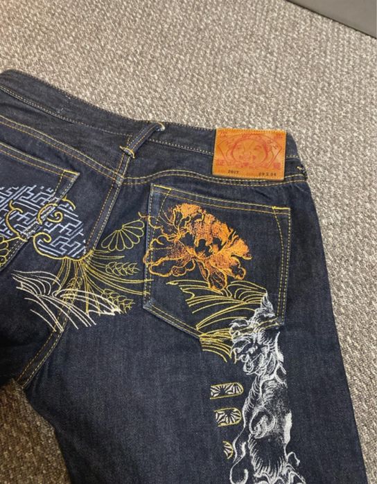 Blugi Skinny Evisu Big Daicock marime fit S