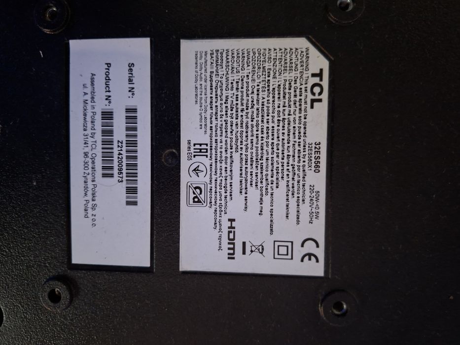 Продавам телевизор TCL 32