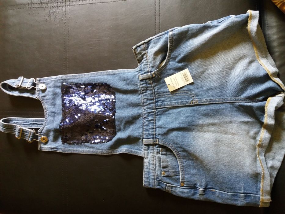 Salopeta de blugi 13-14 ani