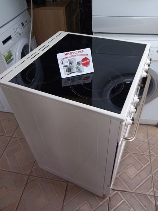 Чисто нова свободно стояща печка с керамичен плот Gorenje ретро дизайн с две години гаранция!