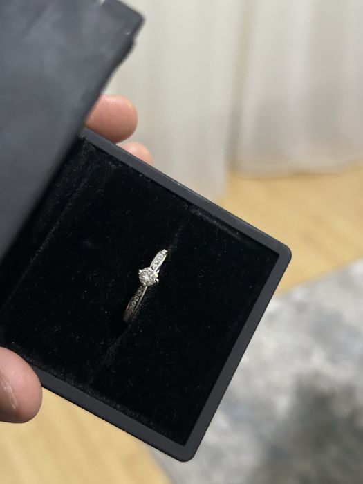 Inel aur alb si diamante brand de lux ELITH DESIGN