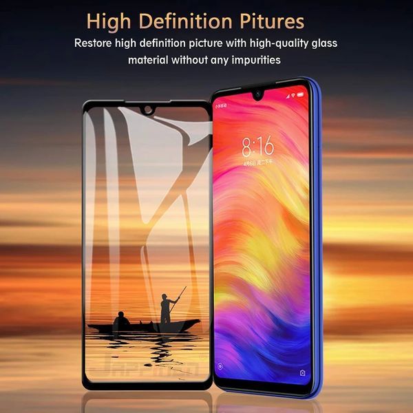 Xiaomi Mi 9 LITE 9T Redmi Note 7 8 / 5D ЦЯЛО ЛЕПИЛО Стъклен протектор