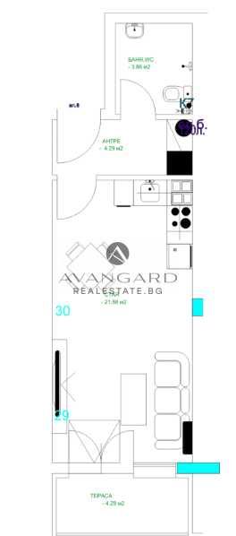 Продава се Едностаен апартамент в Пловдив, Център - 49 кв.м за 1647 €/кв.м - Снимка #1