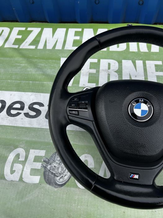 Volan complet cu airbag din piele cu padele BMW X4 F26