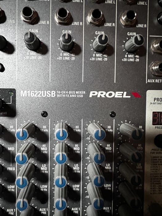 Mixer Proel M1622USB 16 canale