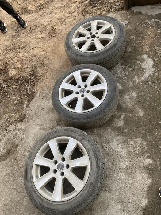 Продам диски с резиной на мерседес 17