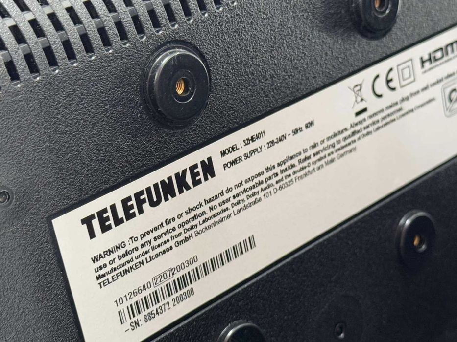Телевизор TELEFUNKEN 32HE4011 LED 32.0 “, 81.0 см