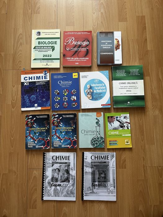 Cărți admitere medicină UMFCD - Biologie/Chimie