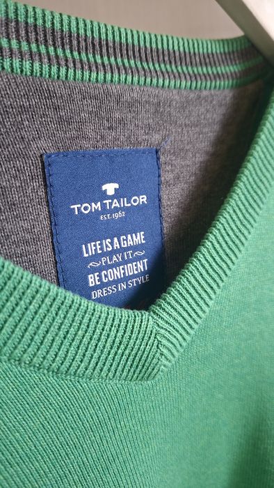 Хлопковый пуловер от Tom Tailor