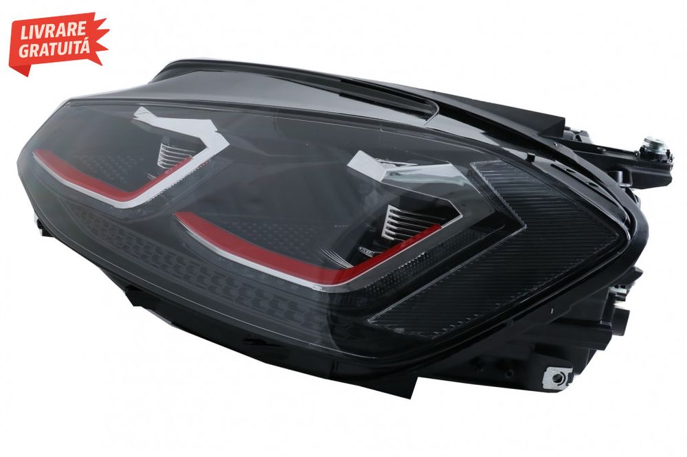 Faruri LED VW Golf 7.5 VII (2017+) GTI Look cu Semnal Dinamic