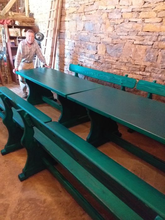 Маса и пейка за градината