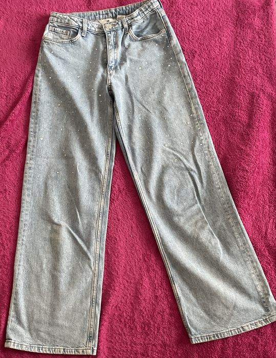 Дънки за момиче с камъчета