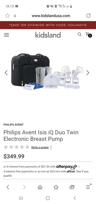 Pompa de san electrica Phillips Avent