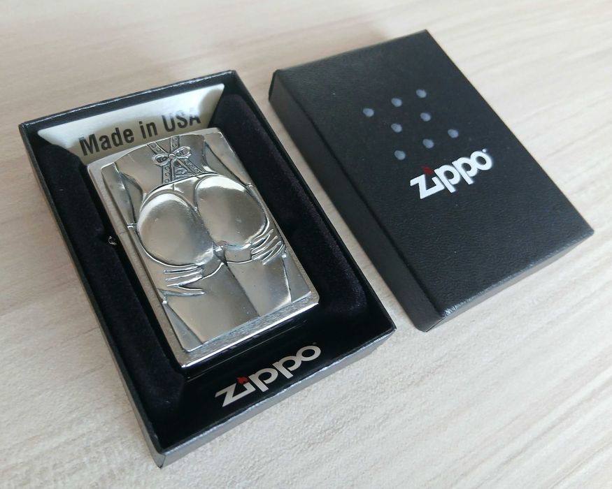 Нова Zippo запалка + подарък гориво