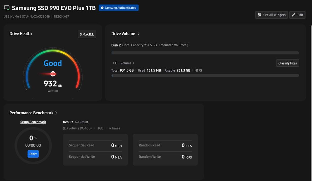НОВ! Samsung 990 EVO Plus 1TB M.2 PCIe 4.0 NVMe SSD Диск