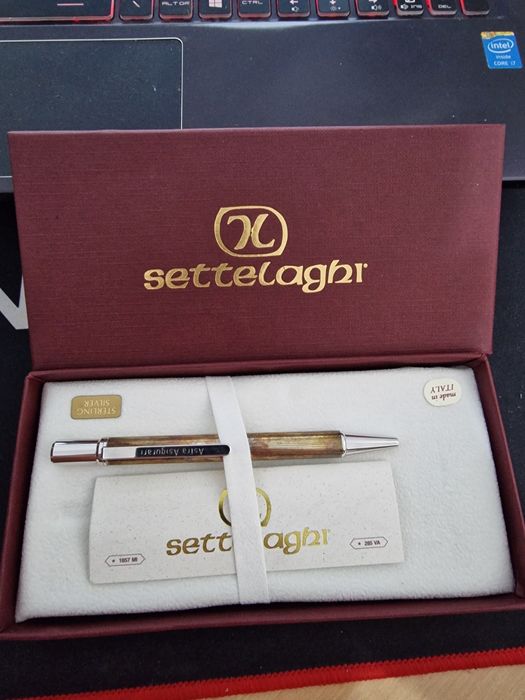 Pix de argint cu certificat de garantie si cutia originala