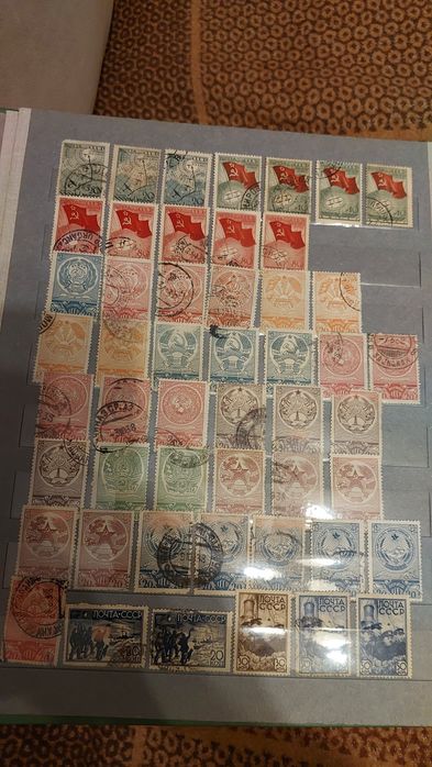 Подборка почтовых марок СССР 1925-х - 1958-х годов