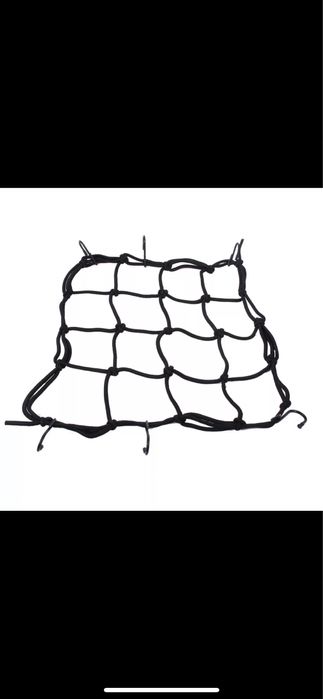 Plasa elastica cu carlige pentru bagaje casca moto