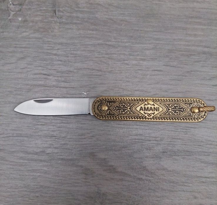 Briceag buzunar retro model incrustat plasele