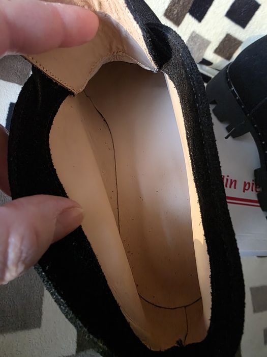 Ghete piele intoarsă mărimea 39