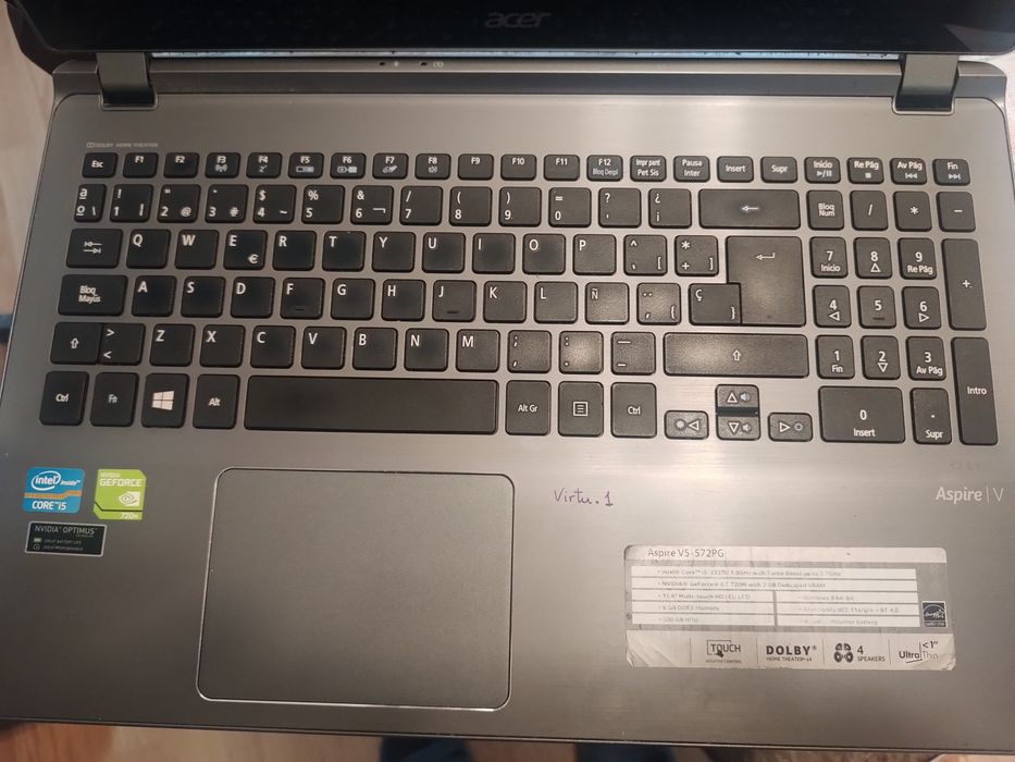 Laptop Acer Aspire V5-572PG