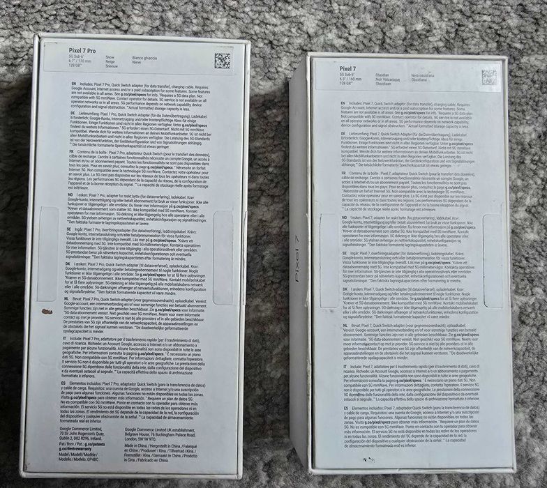 Cutii Google Pixel 7 Pro, 7