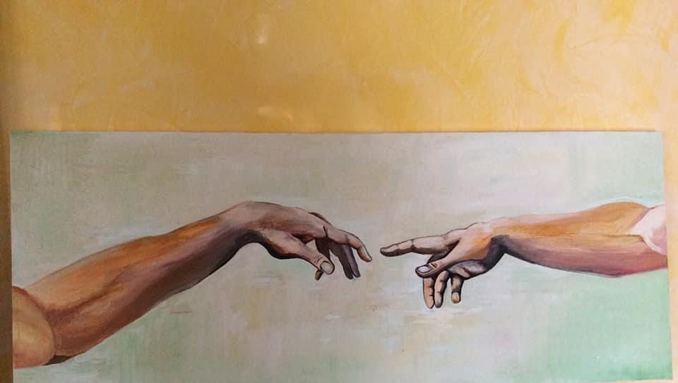 Картина с маслени бои, “Сътворението на света” на Микеланджело, Нова!