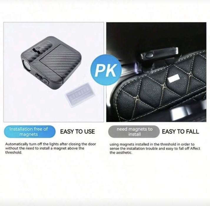 Set 4 proiectoare logo BMW, led portiera,compatibila cu toate modele.