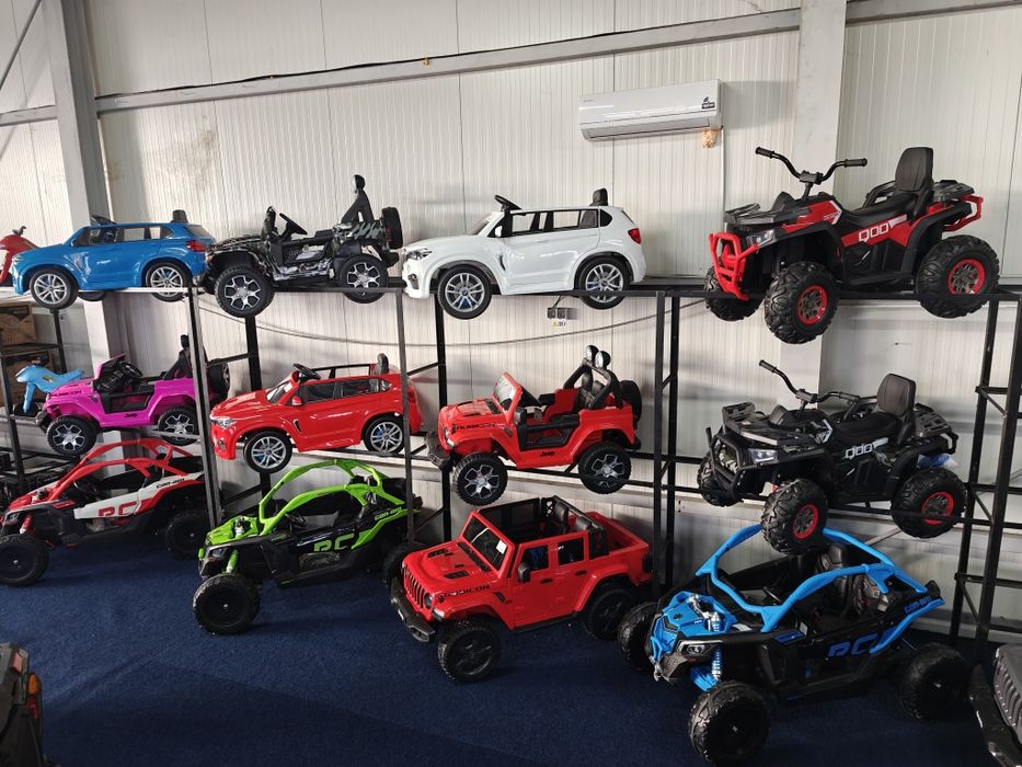 NEW ! JEEP 4X4 Masinute Electrice pentru Copii ! 12V , Scaune Tapitate