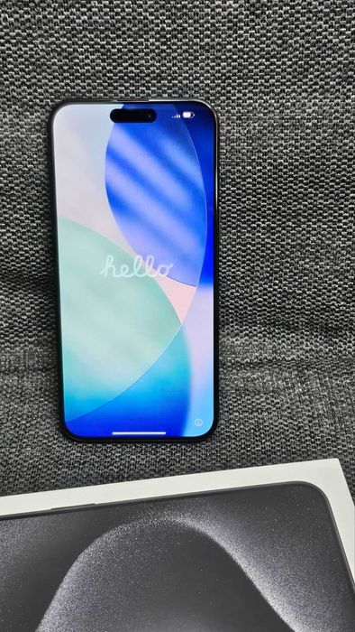 iPhone 15 pro max Black titanium 256 GB