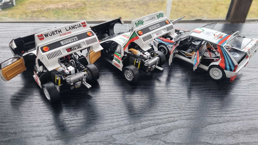 Machete auto 1:18 Kyosho - Lancia 037 + Delta Integrale