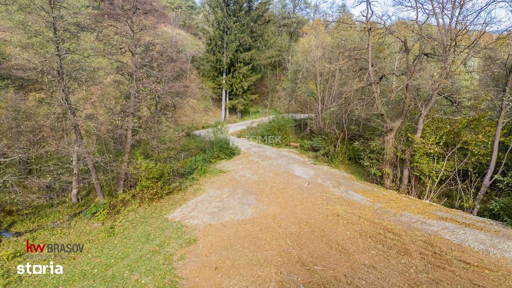 Teren intravilan în Zărnești, zona Tohanita, cu pădurice și parau curg
