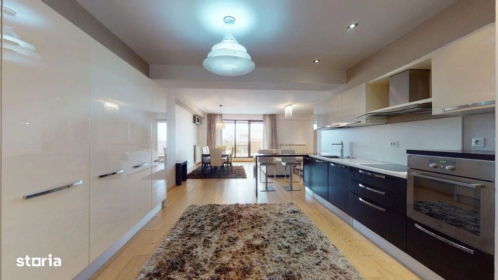3 camere tip penthouse mobilat utilat Pipera Iancu Nicolae