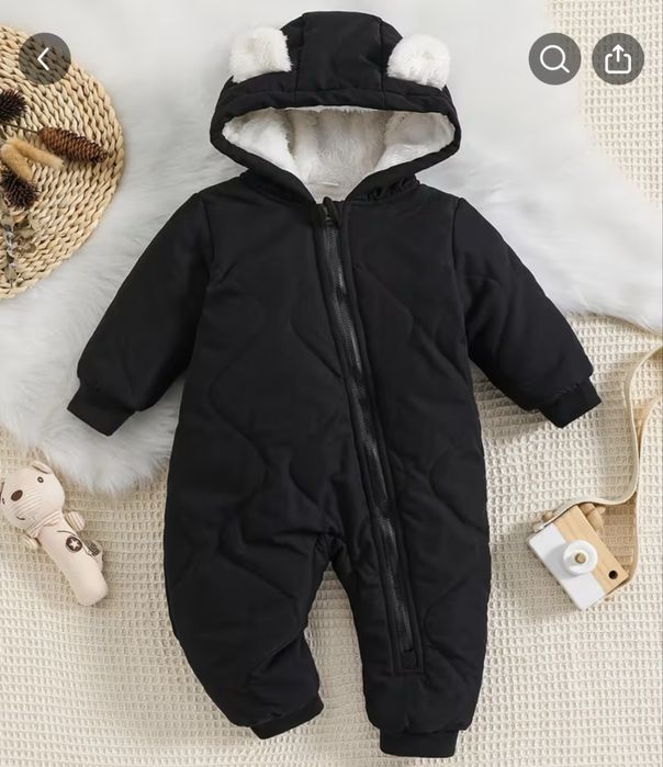 Продам черный детский комбинезон