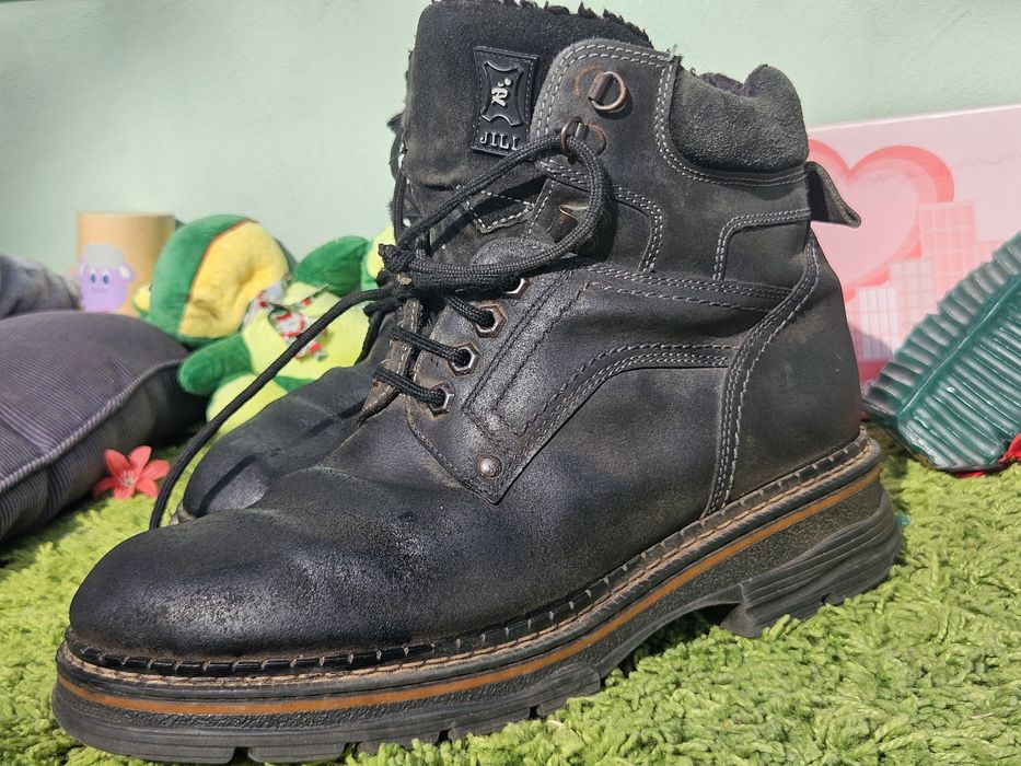 Мъжки топли обувки естествена кожа N44