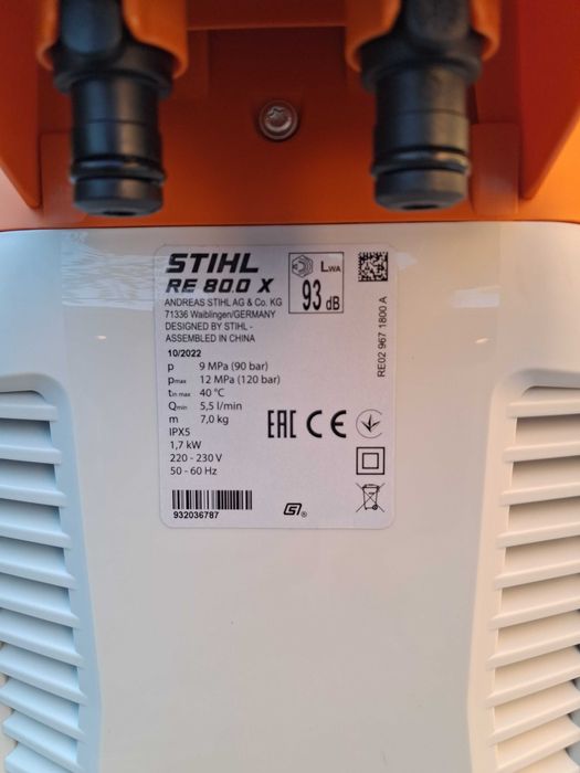 Водоструйка STIHL RE 80 X