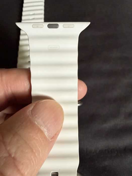 Curea originala Apple Ocean Band White,dedicata Apple Watch Ultra,ca noua.