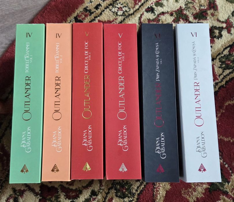Outlander - Diana Gabaldon - 6 volume, noi, impecabile