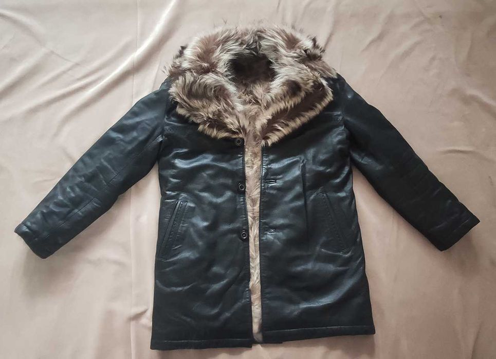 кожаная дубленка