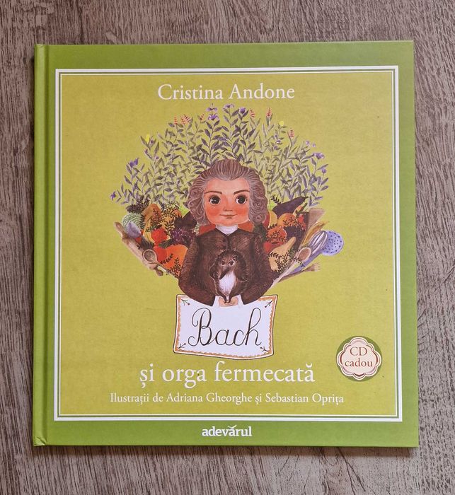 Carti pt copii despre compozitori 5 Povesti din Padurea Muzicala + CD