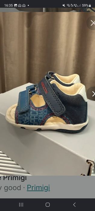 Sandale Geox noi nr 19 pentru bebe