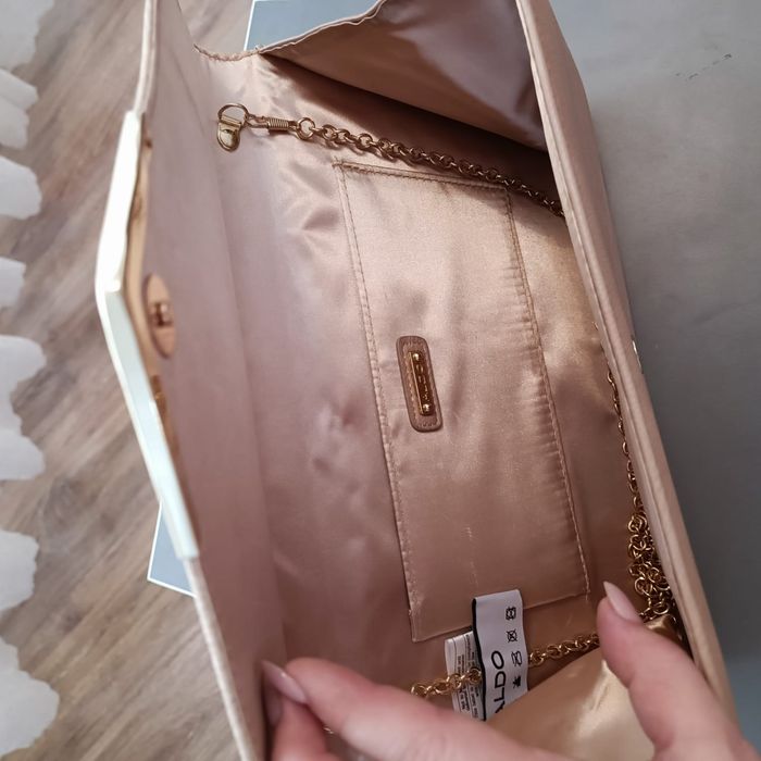 Клатч женский бежевый