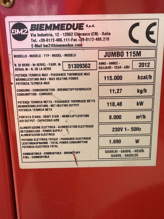 Inchiriez tunuri caldura cu ardere indirecta