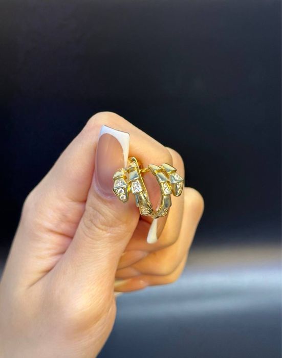 Золото 585  Серьги Масса: 4,45