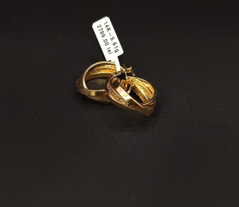 Cercei dama Aur 14k 5,61 gr