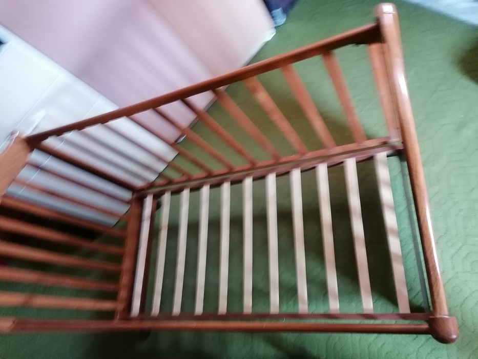 Детска кошара, креватче от масив дъб