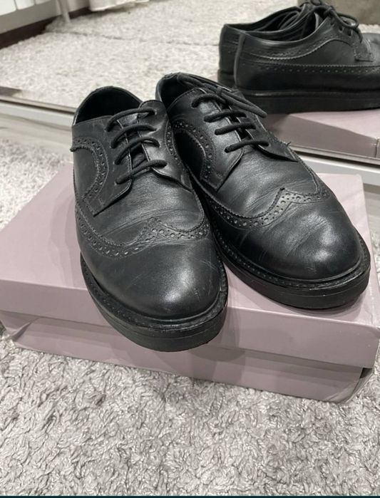 Оксфорды кожаные женские